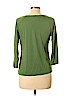 Ann Taylor Green 3/4 Sleeve Top Size L (petite) - photo 2