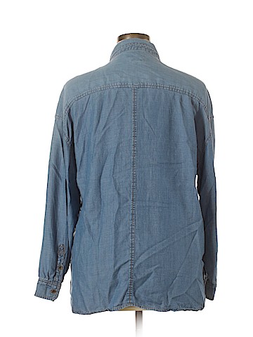American Eagle Outfitters Long Sleeve Button-Down Shirt (view 2)