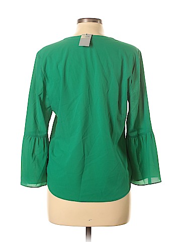 J. Crew Factory Store Long Sleeve Blouse (view 2)