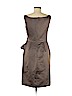 J. Mendel 100% Silk Brown Cocktail Dress Size 10 - photo 2