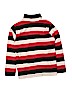 The Children's Place 100% Cotton Stripes Red Fleece Jacket Size 10 - 12 - photo 2