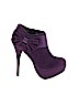 Bamboo Purple Ankle Boots Size 7 - photo 1