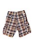 OshKosh B'gosh 100% Cotton Plaid Brown Cargo Shorts Size 6 - photo 2
