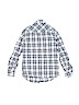 Ditch Plains Outfitters 100% Cotton Plaid Blue Long Sleeve Button-Down Shirt Size 4 - photo 2