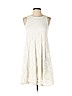 Ginger G. 100% Polyester Ivory Casual Dress Size S - photo 1
