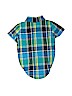 The Children's Place 100% Cotton Plaid Blue Long Sleeve Onesie Size 3-6 mo - photo 2