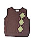 Crazy 8 100% Cotton Brown Sweater Vest Size 18-24 mo - photo 1