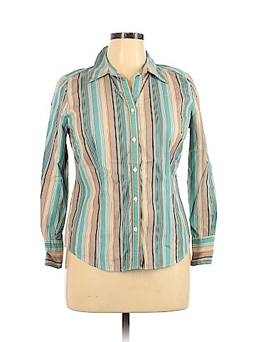 Ann Taylor LOFT Long Sleeve Button-Down Shirt (view 1)
