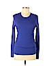 Michael Kors 100% Cashmere Blue Cashmere Pullover Sweater Size L - photo 1