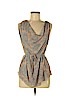 Romeo & Juliet Couture Gray Sleeveless Blouse Size M - photo 1