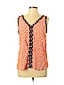 Ann Taylor LOFT 100% Rayon Pink Sleeveless Blouse Size L (petite) - photo 1