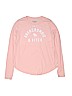 Abercrombie & Fitch Graphic Pink Long Sleeve T-Shirt Size 15 - 16 - photo 1