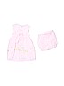 Cotton Kids 100% Cotton Floral Stripes Pink Dress 3-6 MO / 6 MO - photo 2