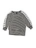 Assorted Brands Stripes Gray 3/4 Sleeve Top Size 14 - photo 1