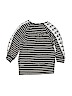 Assorted Brands Stripes Gray 3/4 Sleeve Top Size 14 - photo 2