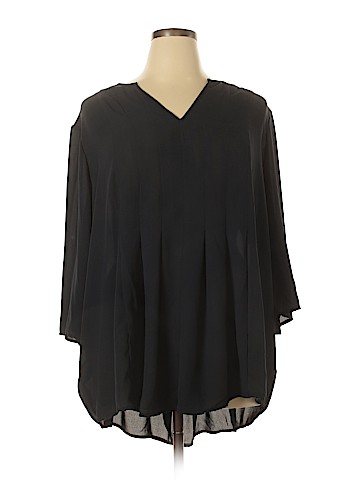 Woman Within 3/4 Sleeve Blouse (view 1)