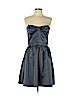 Badgley Mischka 100% Polyester Blue Cocktail Dress Size 10 - photo 1