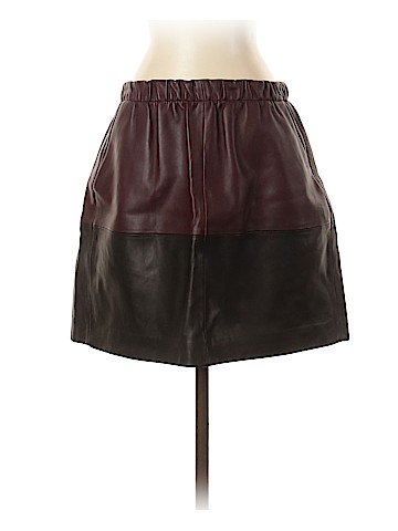 Vince. Leather Skirt (view 1)