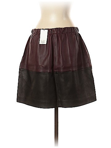 Vince. Leather Skirt (view 2)