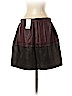 Vince. 100% Lambskin Burgundy Leather Skirt Size S - photo 2