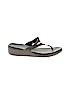 Crocs Brown Flip Flops Size 8 (wide) - photo 1