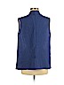 Zero + Maria Cornejo Blue Sleeveless Blouse Size 8 - photo 2