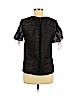 Prabal Gurung 100% Silk Black Short Sleeve Silk Top Size 6 - photo 2