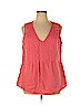 Boden 100% Linen Pink Sleeveless Blouse Size 16 - photo 1