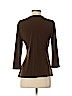 Ellen Tracy Brown 3/4 Sleeve Top Size S - photo 2