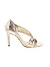 Betsey Johnson Gold Heels Size 7 1/2 - photo 1