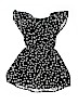 Amy Byer 100% Polyester Print Black Dress Size 12 - photo 2