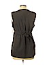 Motherhood 100% Polyester Gray Sleeveless Blouse Size L - photo 2