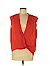 Rebecca Taylor 100% Silk Red Sleeveless Silk Top Size 6 - photo 1