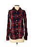 Nike 100% Cotton Red Long Sleeve Button-Down Shirt Size S - photo 1