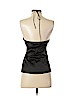 Theory 100% Polyester Black Halter Top Size P (petite) - photo 2