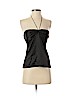 Theory 100% Polyester Black Halter Top Size P (petite) - photo 1