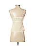 BCBGMAXAZRIA Ivory Sleeveless Blouse Size XS - photo 2