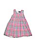Chaps 100% Cotton Plaid Pink Dress Size 5 - photo 1