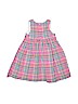 Chaps 100% Cotton Plaid Pink Dress Size 5 - photo 2