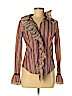 ETRO 100% Cotton Burgundy Long Sleeve Blouse Size EU (IT) 42 / US 6 - photo 1