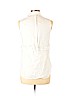Helmut Lang 100% Cotton Ivory Sleeveless Button-Down Shirt Size L - photo 2