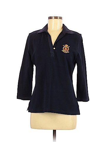Lauren by Ralph Lauren 3/4 Sleeve Polo (view 1)