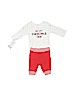 Carter's 100% Cotton Ivory Long Sleeve Onesie Size Newborn - photo 1