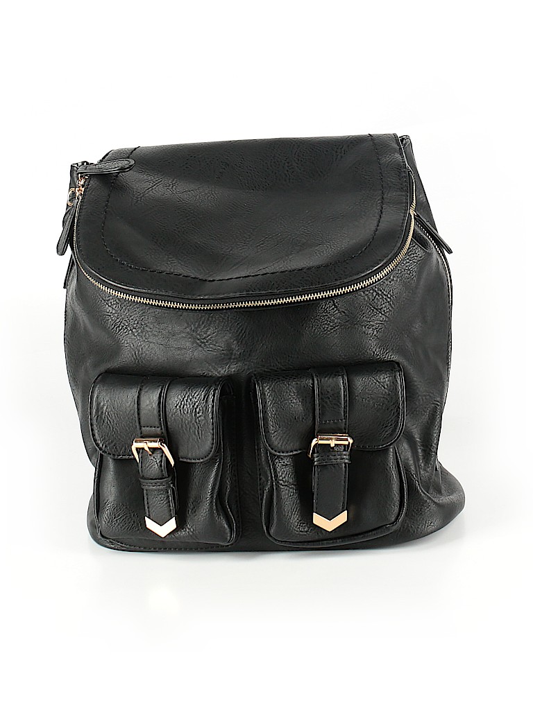 Madison West Solid Black Backpack One Size 65 off thredUP