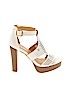 Top Moda White Heels Size 7 1/2 - photo 1
