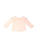 Janice 100% Cotton Pink Long Sleeve Top Size 12-18 mo - photo 1