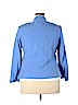 Coldwater Creek Blue Silk Blazer Size XL (petite) - photo 2
