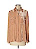 BCBGMAXAZRIA Tan Long Sleeve Button-Down Shirt Size M - photo 1