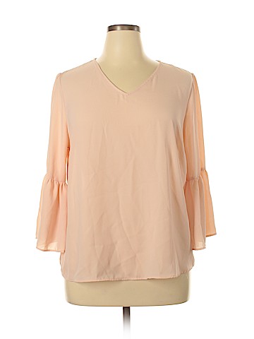 NY Collection 3/4 Sleeve Blouse (view 1)