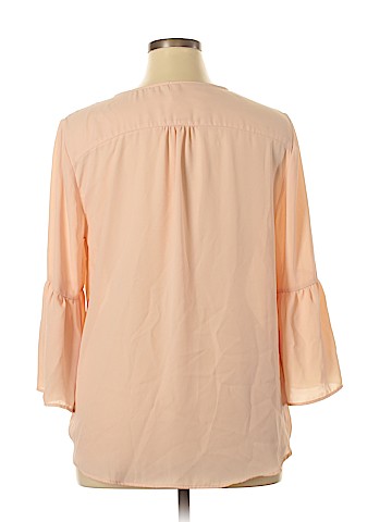 NY Collection 3/4 Sleeve Blouse (view 2)